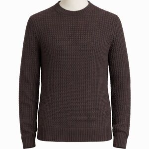 All Saints Dark Brown Crewneck Sweater XS men’s or woman’s s